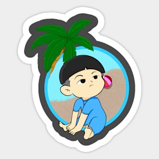 Beach Boy Sticker